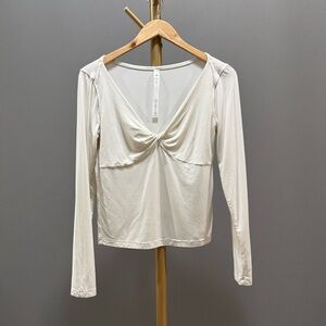 Lululemon Modal-Silk Blend V-Neck Shirt